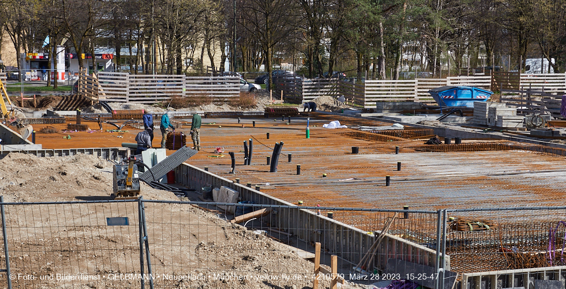 28.03.2023 - Baustelle Haus für Kinder in Neuperlach